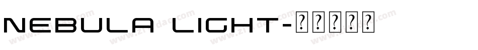Nebula Light字体转换